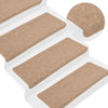 Vidaxl trapmatten zelfklevend 30 st 65x24,5x3,5 cm beige