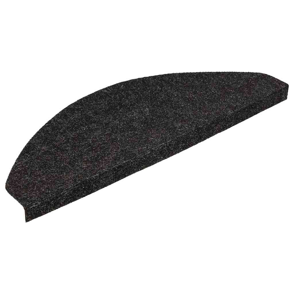 VidaXL Tappetini per scale autoadesivi 20 pz 65x22,5x3,5 cm antracite