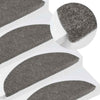 VidaXL alfombrillas para escaleras autoadhesivas 20 uds 56x17x3 cm gris