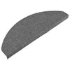 VidaXL Tappetini per scale autoadesivi 30 pezzi 65x22,5x3,5 cm grigio