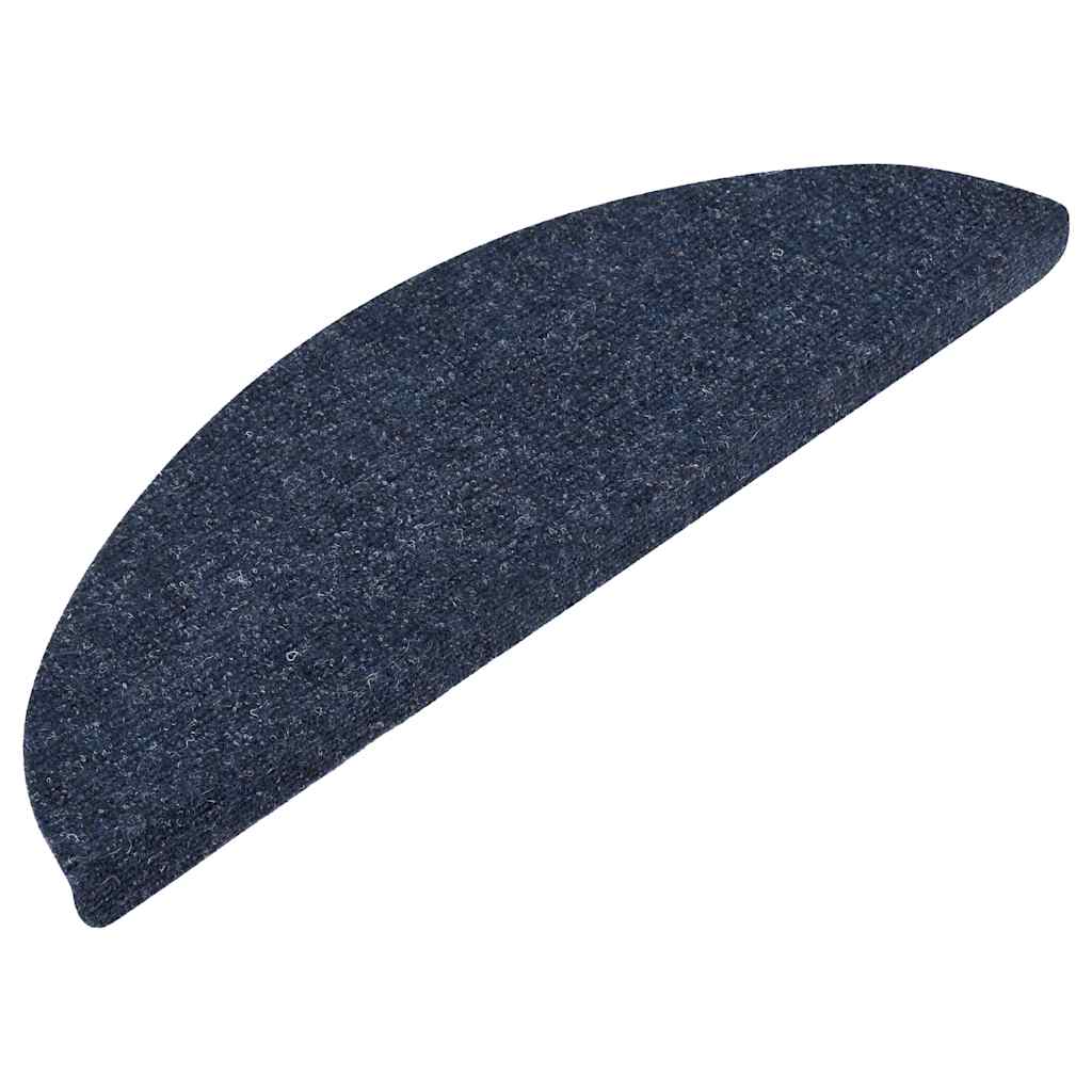 VidaXL tappetini per scale autoadesivi 30 pezzi 56x17x3 cm blu