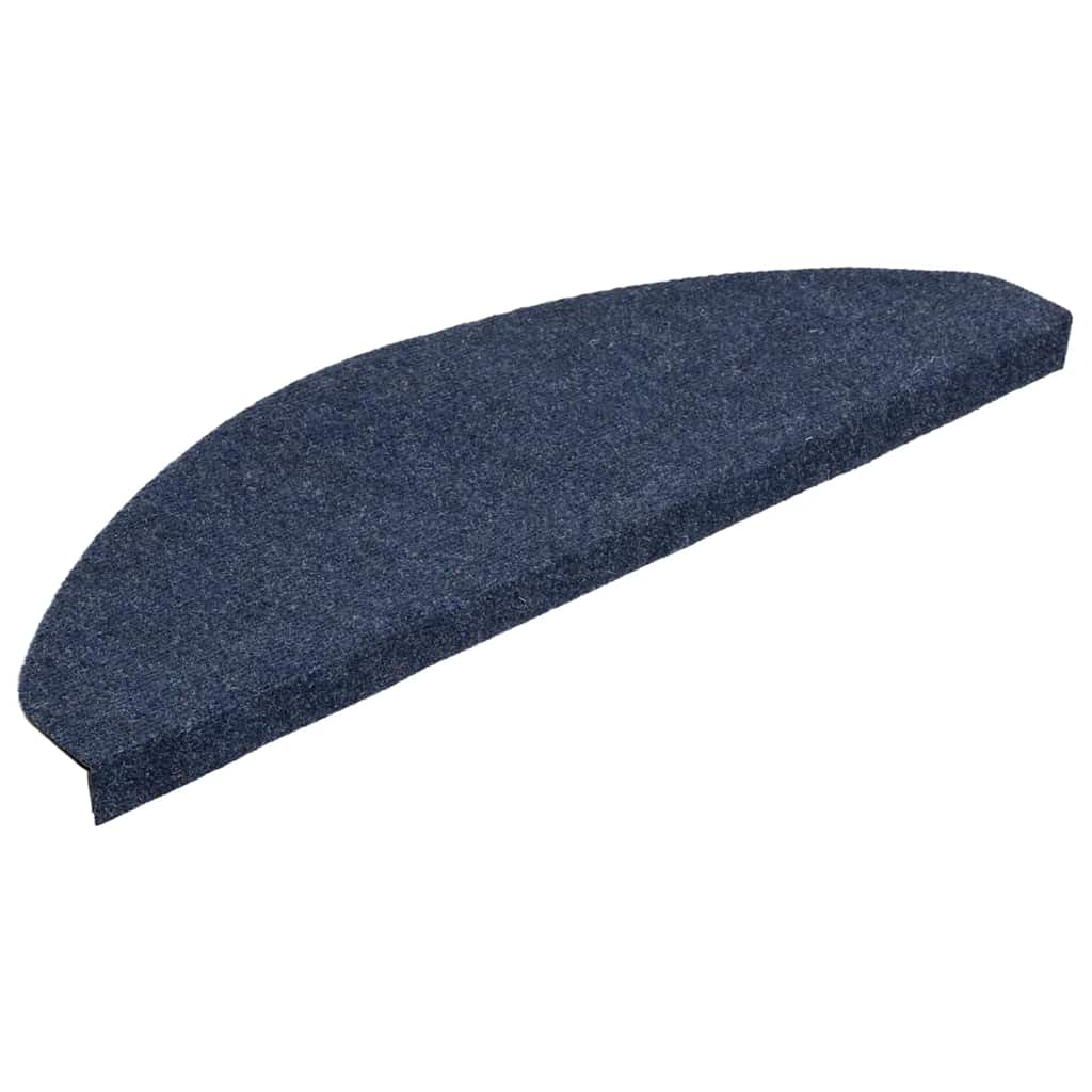 VidaXL Tappetini per scale autoadesivi 30 pezzi 65x22,5x3,5 cm blu