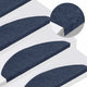 VidaXL Tappetini per scale autoadesivi 30 pezzi 65x22,5x3,5 cm blu