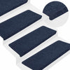 Vidaxl trapmatten zelfklevend 30 st 65x24,5x3,5 cm blauw