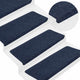 VidaXL Tappetini per scale autoadesivi 30 pezzi 65x24,5x3,5 cm blu