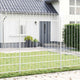 Vidaxl tuinhek 2 pcs wit 170 x 225 cm gepoedercoat staal