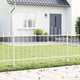 Vidaxl tuinhek 3 pcs wit 170 x 140 cm gepoedercoat staal
