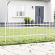 Vidaxl tuinhek 4 pcs wit 170 x 140 cm gepoedercoat staal