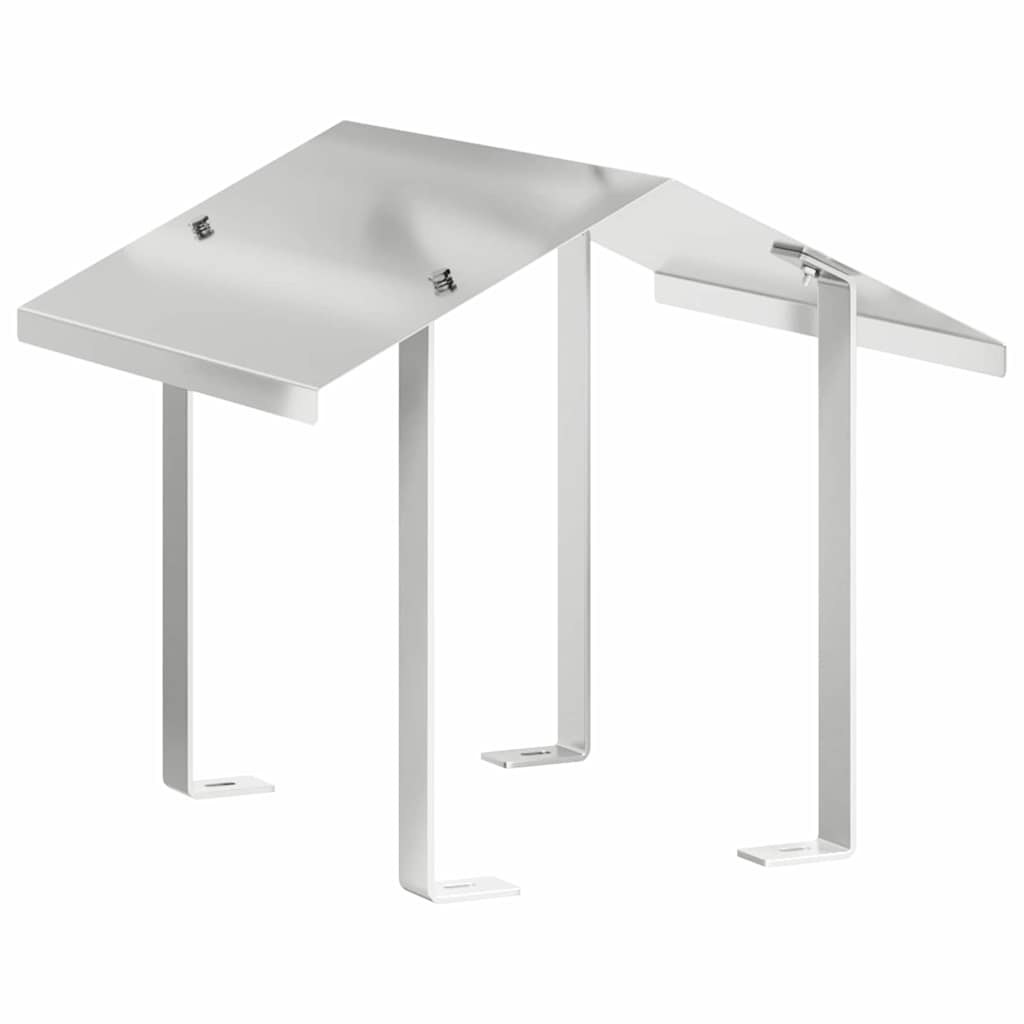 Vidaxx campana ahumada plateada 40 x 40 x 37,5 cm acero inoxidable