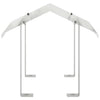 Vidaxx campana ahumada plateada 40 x 40 x 37,5 cm acero inoxidable