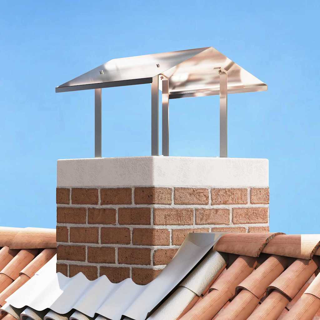 Vidaxx campana ahumada plateada 50 x 50 x 37 cm acero inoxidable