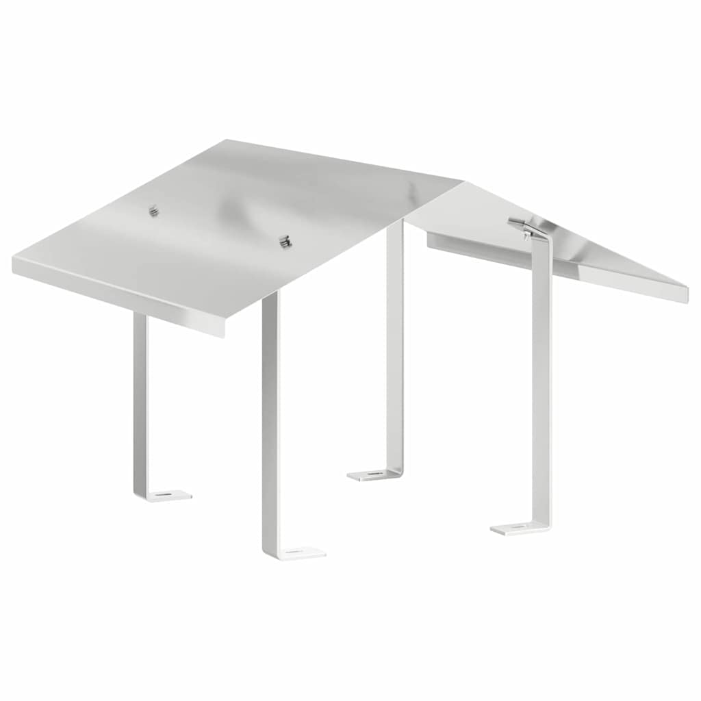 Vidaxx campana ahumada plateada 50 x 50 x 37 cm acero inoxidable