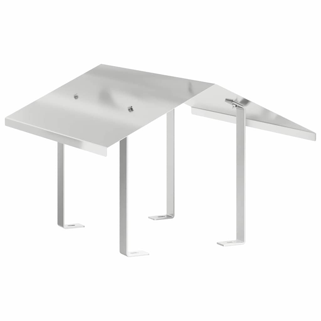 Vidaxx campana ahumada plateada 50 x 60 x 37 cm acero inoxidable