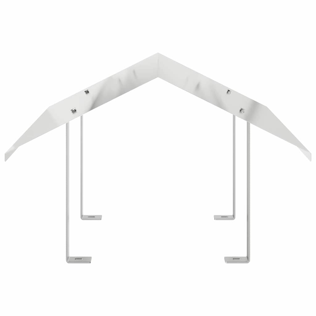 Vidaxl rookkap zilver 60 x 60 x 38 cm roestvrij staal