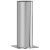 Vidaxl extensión de cabezal de chimenea plata 29 x 29 x 50 cm acero inoxidable