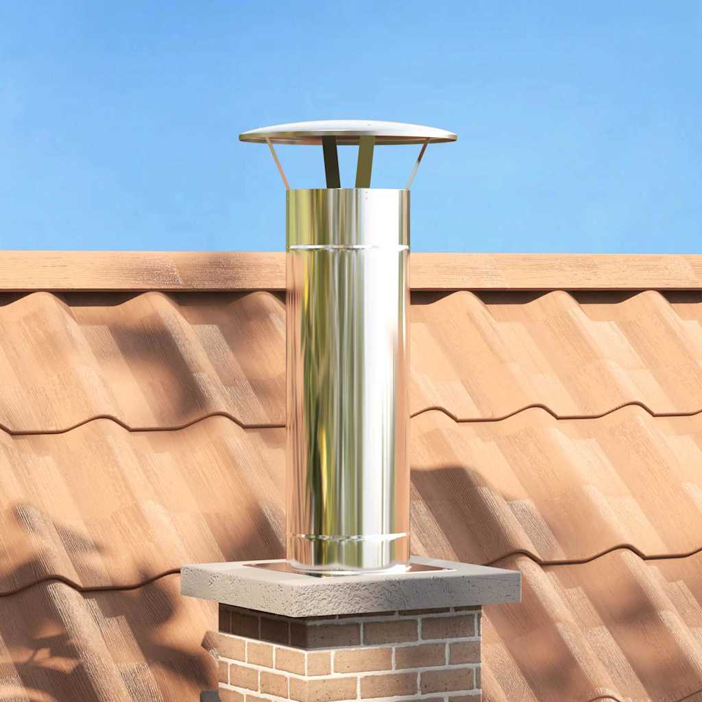 Vidaxl extensión de repisa plata 35 x 35 x 82 cm acero inoxidable