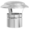 Vidaxx protección contra la lluvia para chimenea plata 20 x 20 x 18 cm