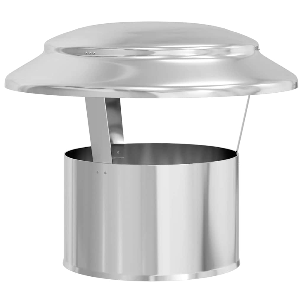Vidaxx protección contra la lluvia para chimenea plateada 25 x 25 x 20 cm