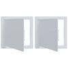 Vidaxl toegangs-panelen 2 pcs wit 15 x 15 cm abs kunststof