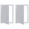 Vidaxl toegangs-panelen 2 pcs wit 15 x 23 cm abs kunststof