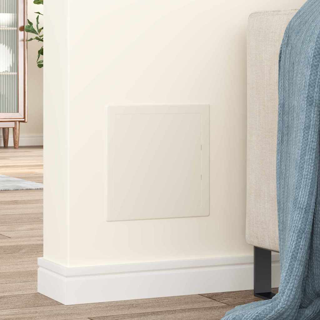 Vidaxl toegangs-panelen 2 pcs wit 20 x 20 cm abs kunststof