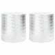 Vidaxl radiatorfolie 2 pcs zilver 25 x 0,5 m polyetheen
