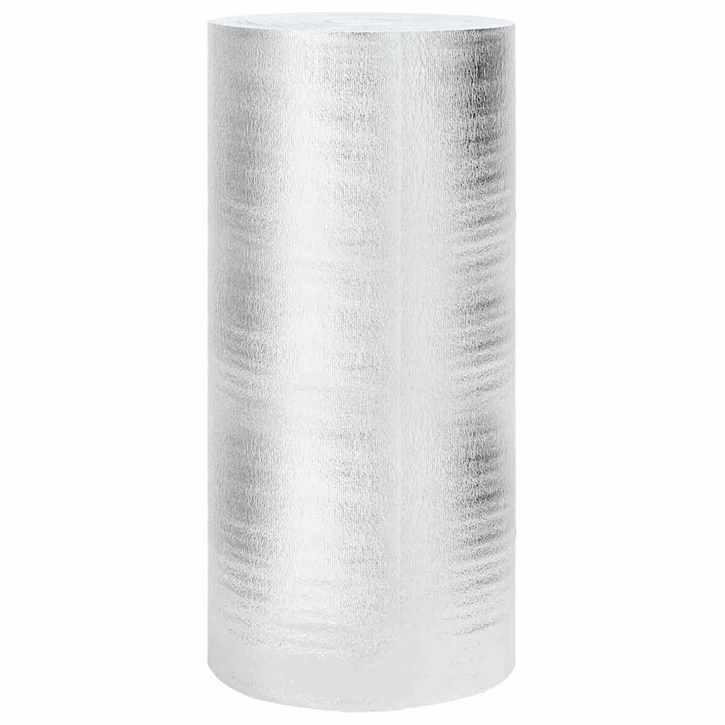 Vidaxl radiatorfolie zilver 10 x 1 m polyetheen