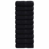 Vidaxl gastendoek solund 50 pcs zwart 30 x 30 cm 550 gsm