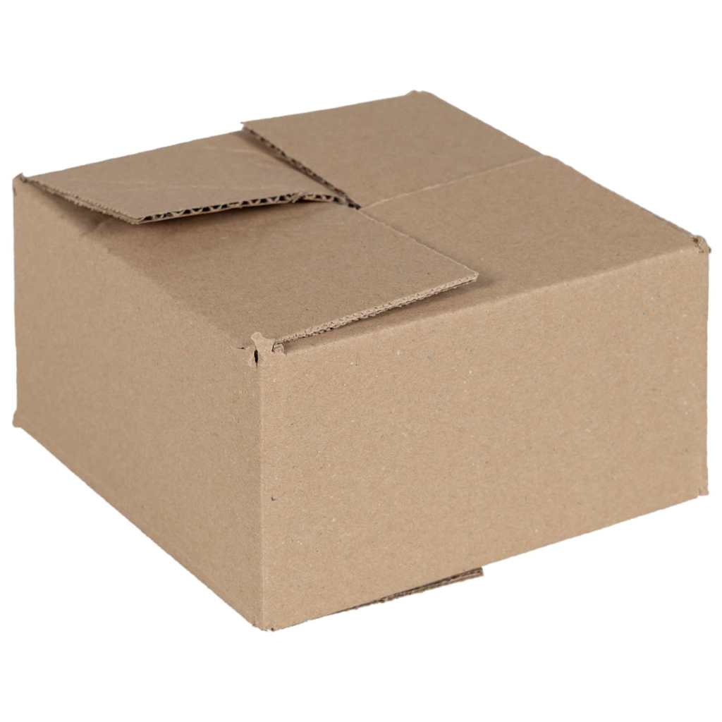 Vidaxl vouwdoos met opslag 50 pcs naturel 15 x 15 x 8 cm karton