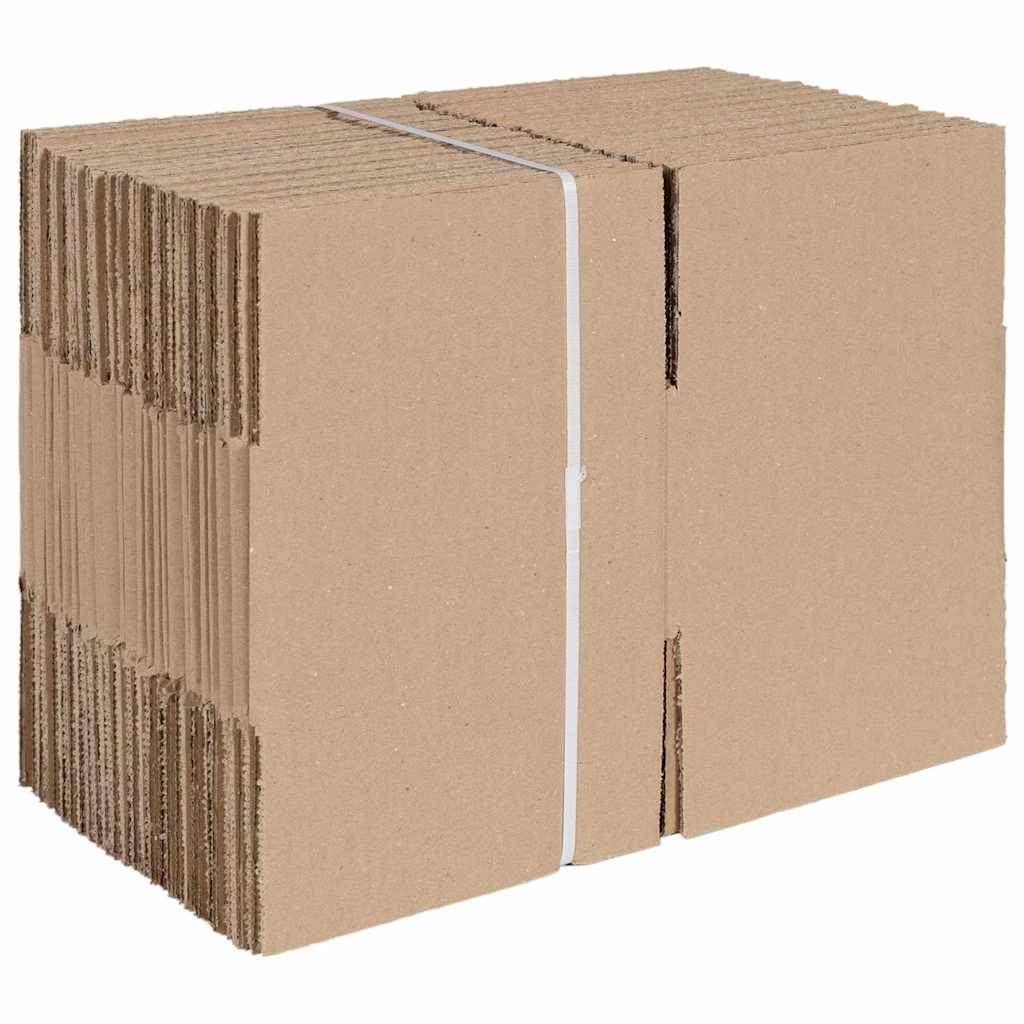 Vidaxl vouwdoos met opslag 50 pcs naturel 15 x 15 x 8 cm karton