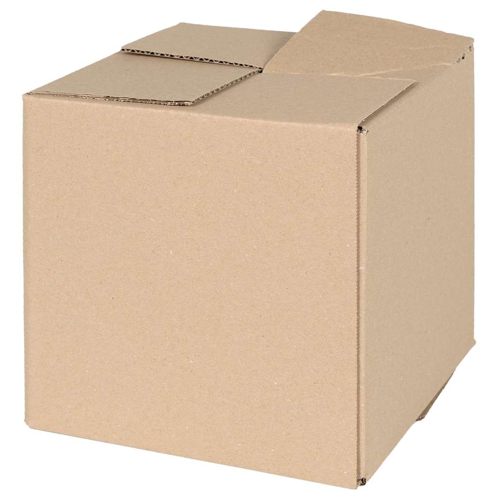 Scatola pieghevole Vidaxx con contenitore 50 pezzi in cartone naturale 20 x 20 x 20 cm