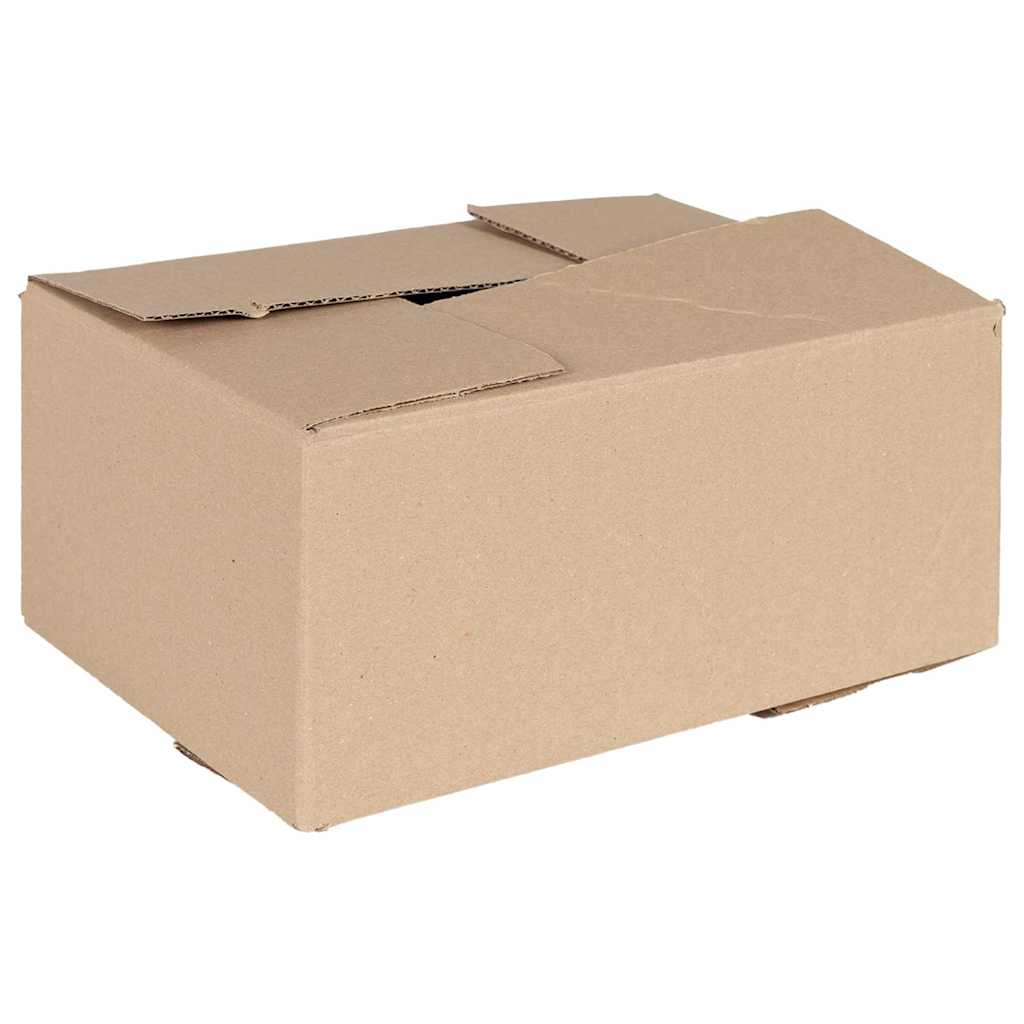 Scatola pieghevole Vidaxx con contenitore 50 pezzi naturale 30 x 21,5 x 14 cm cartone