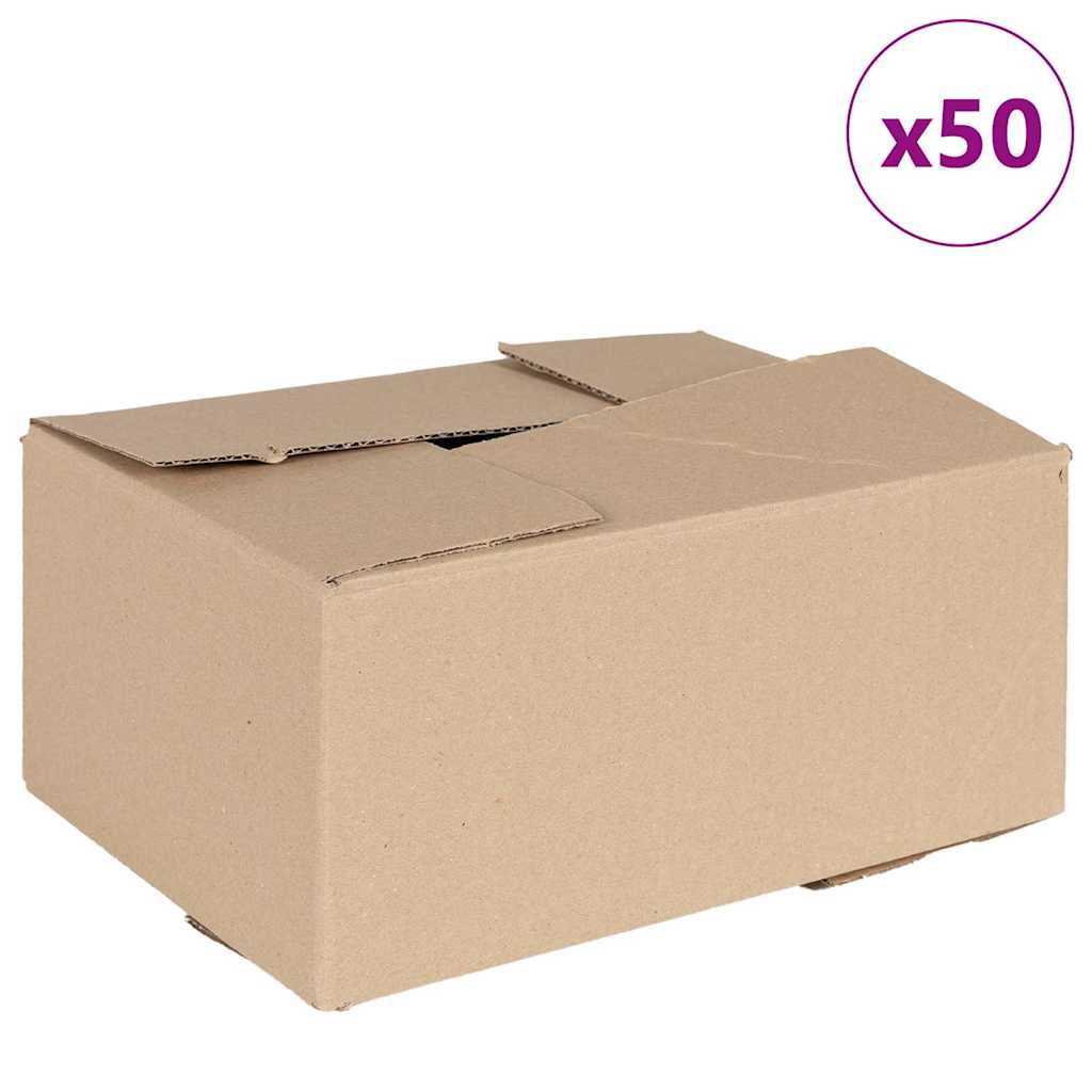 Scatola pieghevole Vidaxx con contenitore 50 pezzi naturale 30 x 21,5 x 14 cm cartone