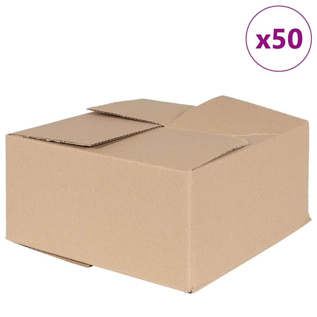 Scatola pieghevole Vidaxx con contenitore 50 pezzi in cartone naturale 30 x 30 x 15 cm