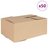 Vidaxl vouwdoos met opslag 50 pcs naturel 35 x 24 x 15 cm karton