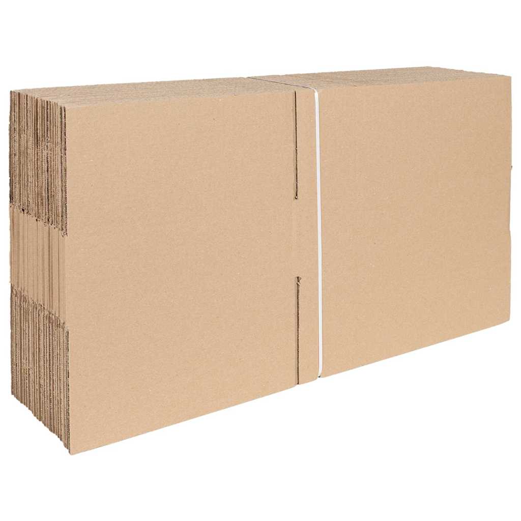 Vidaxl vouwdoos met opslag 50 pcs naturel 40 x 30 x 10 cm karton