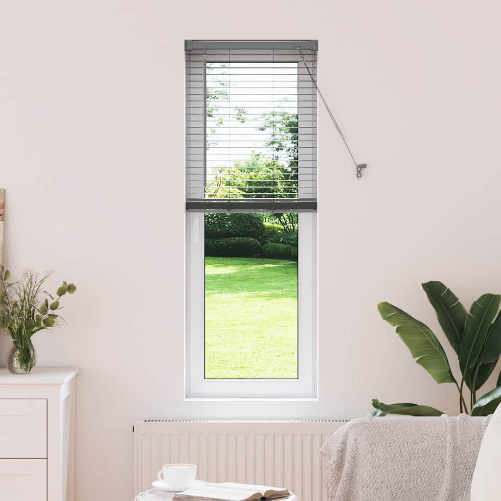 Veneziana Vidaxx grigio scuro 130 x 50 cm alluminio