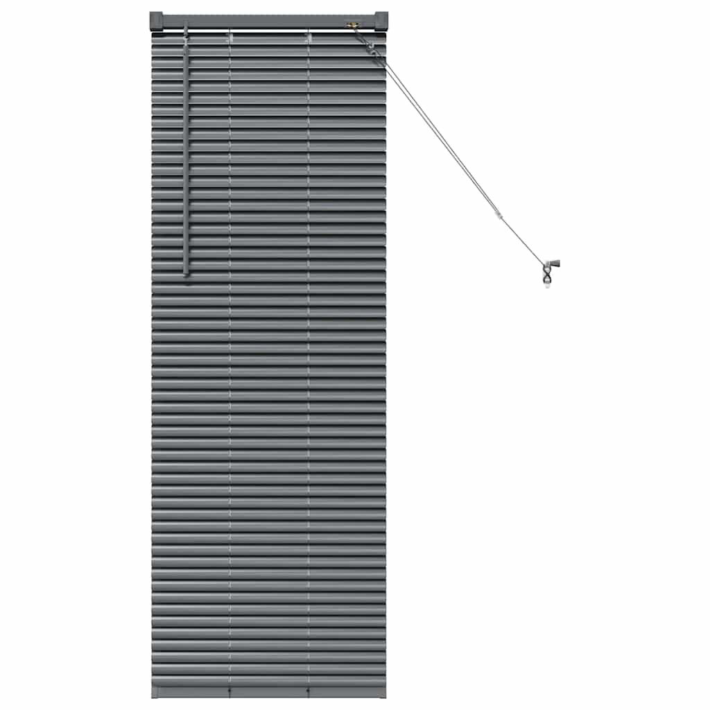 Veneziana Vidaxx grigio scuro 130 x 50 cm alluminio