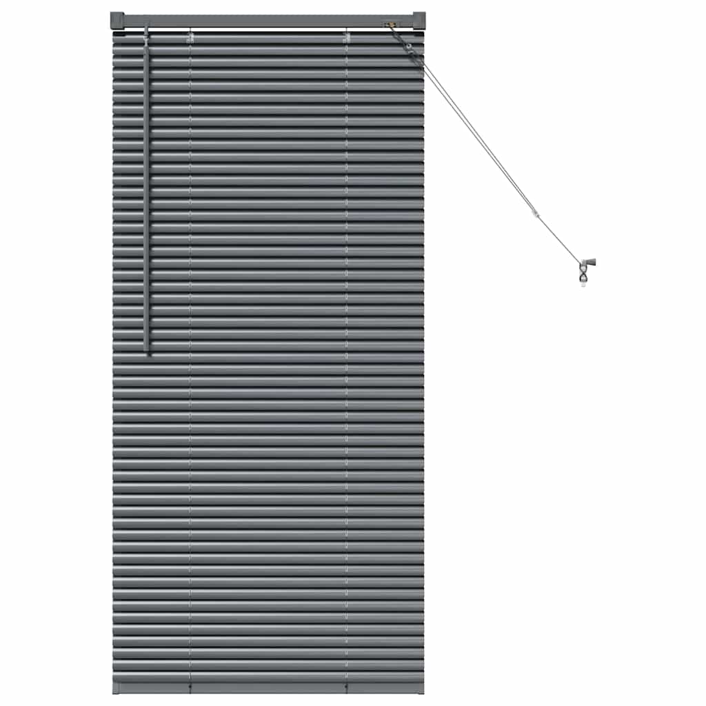 Veneziana Vidaxx grigio scuro 130 x 55 cm alluminio