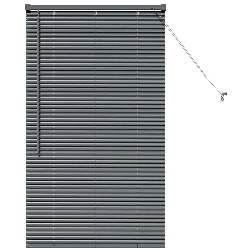Veneziana Vidaxx grigio scuro 130 x 70 cm alluminio