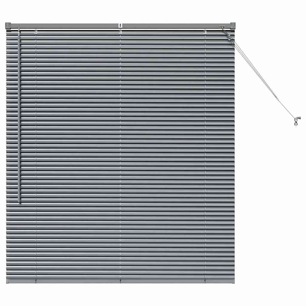 Vidaxx persianas venecianas gris oscuro 130 x 115 cm aluminio