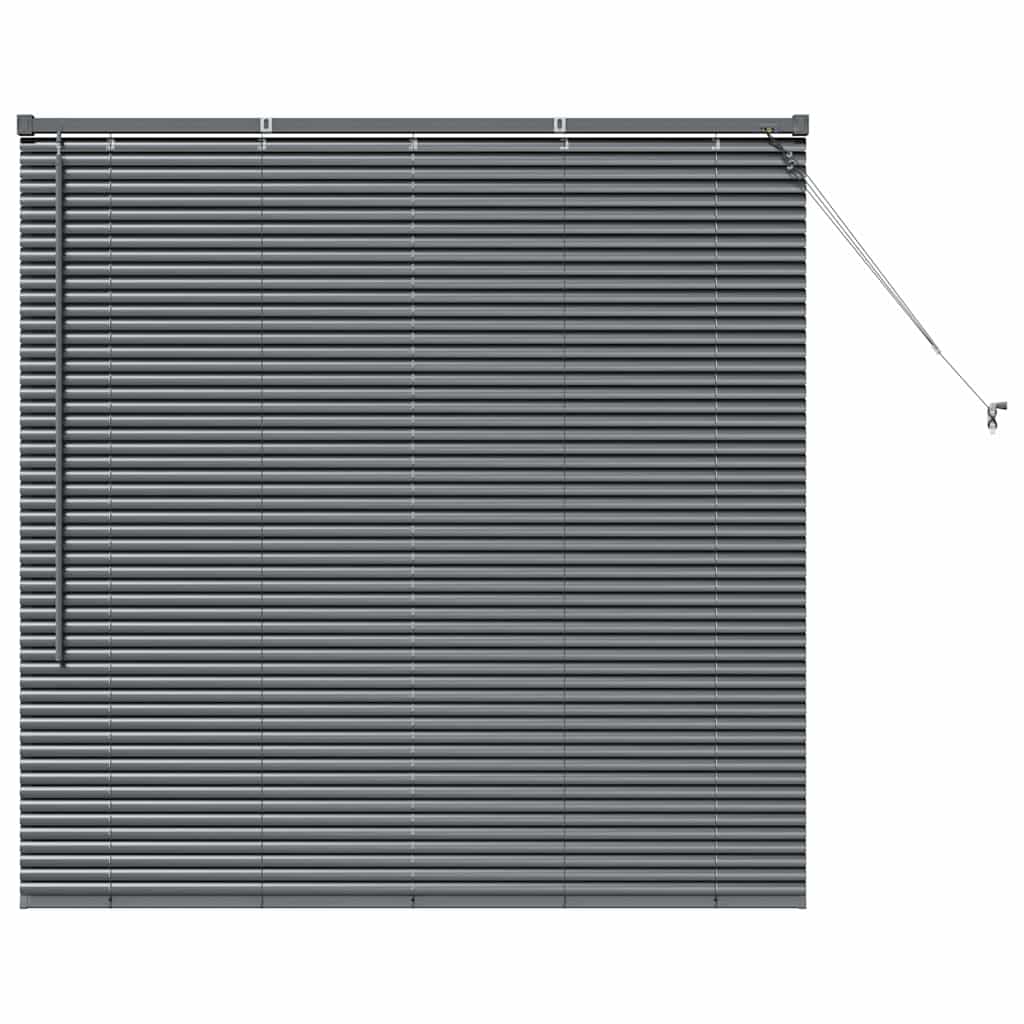 Veneziana Vidaxx grigio scuro 130 x 130 cm alluminio