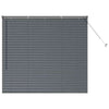 Vidaxx persianas venecianas gris oscuro 130 x 140 cm aluminio
