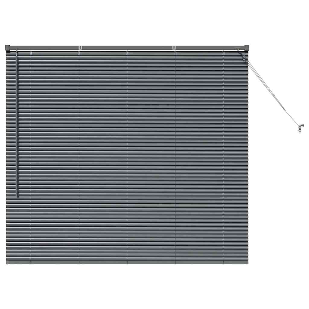 Veneziana Vidaxx grigio scuro 130 x 140 cm alluminio
