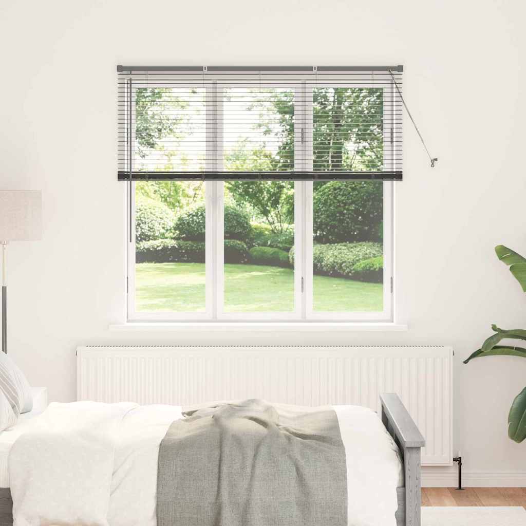 Veneziana Vidaxx grigio scuro 130 x 145 cm alluminio