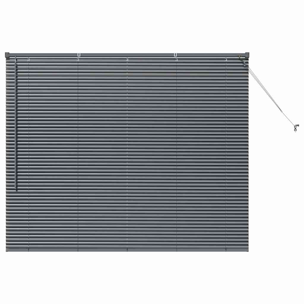 Vidaxx persianas venecianas gris oscuro 130 x 155 cm aluminio