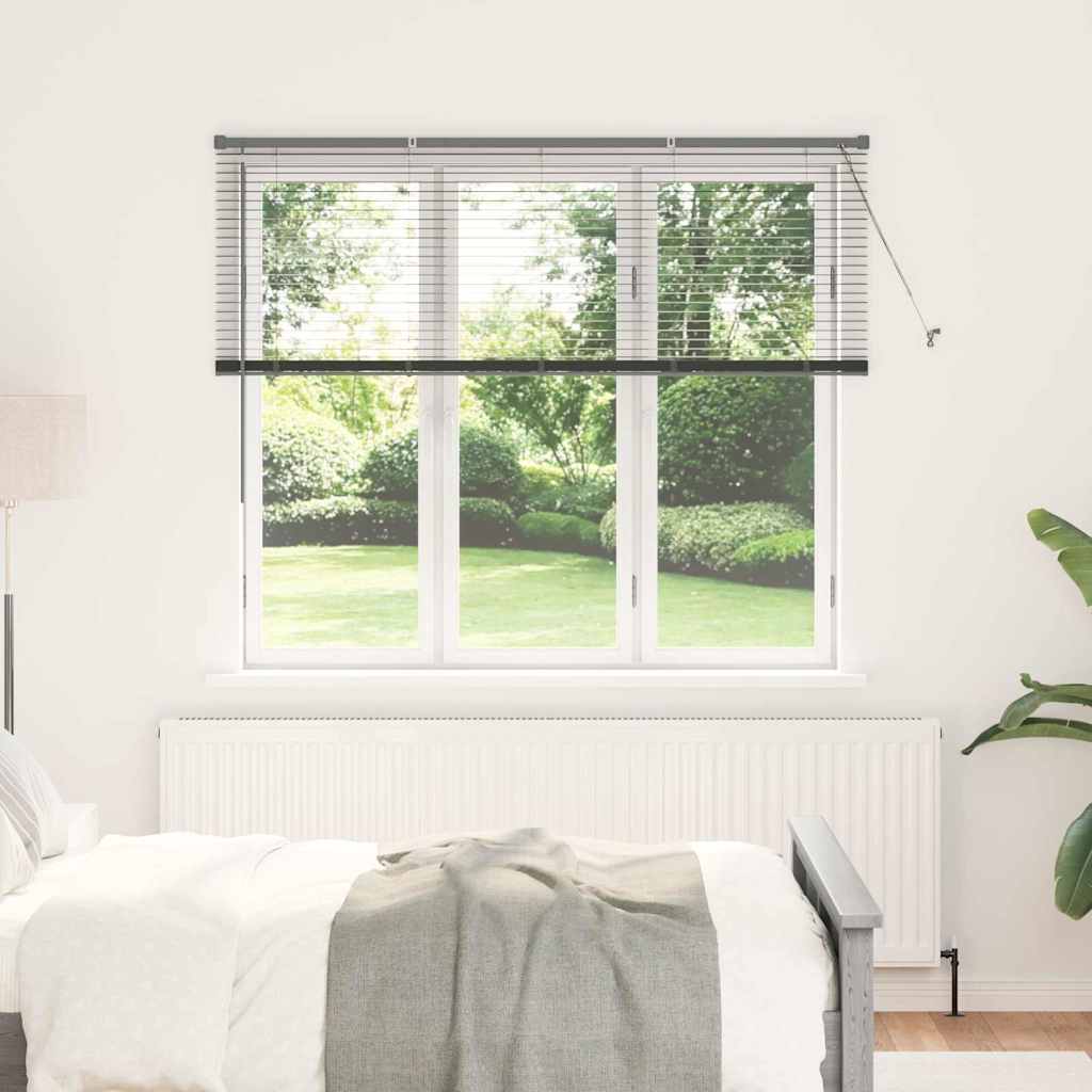 Veneziana Vidaxx grigio scuro 130 x 160 cm alluminio
