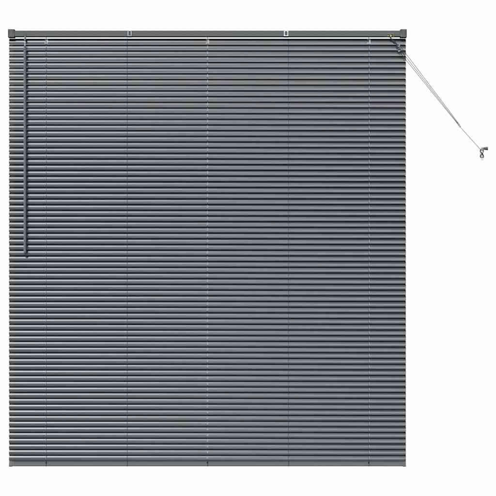 Vidaxx persianas venecianas gris oscuro 175 x 160 cm aluminio