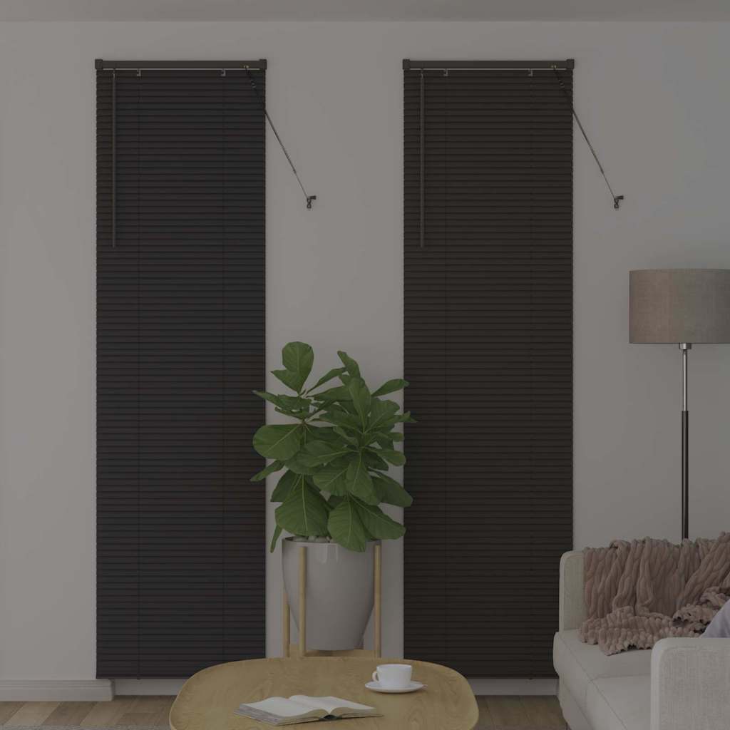 Veneziana Vidaxx grigio scuro 220 x 55 cm alluminio