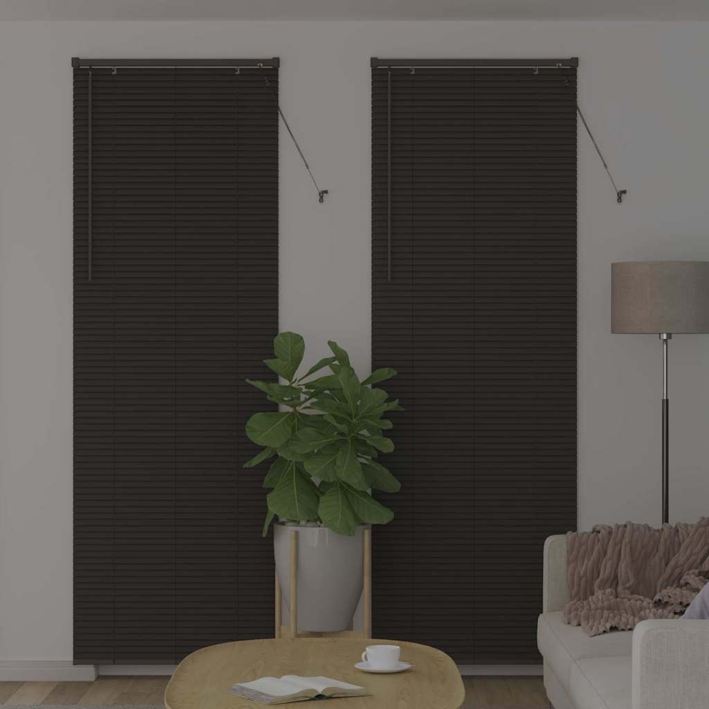 Veneziana Vidaxx grigio scuro 220 x 75 cm alluminio